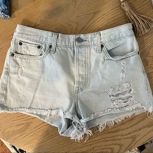 Levi’s Distressed Jean Shorts